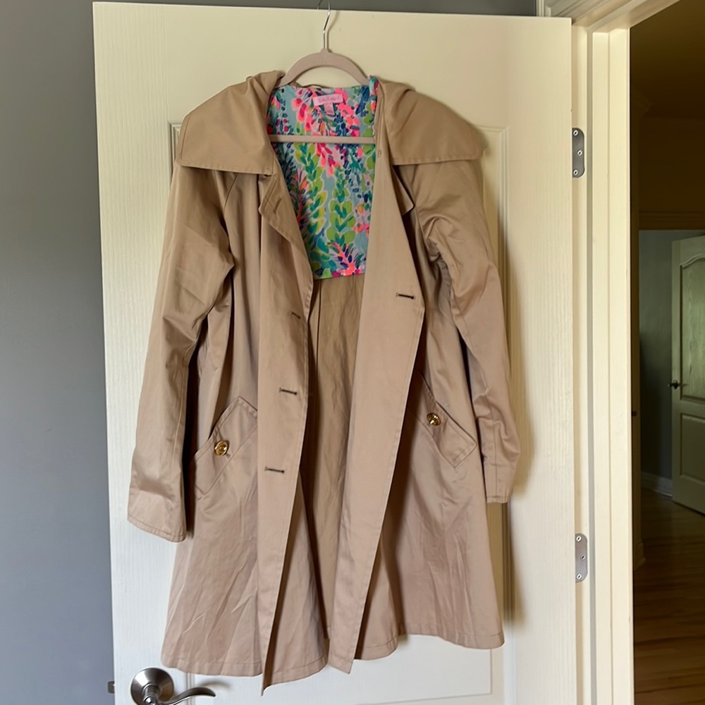 Lilly Pulitzer Trench Coat